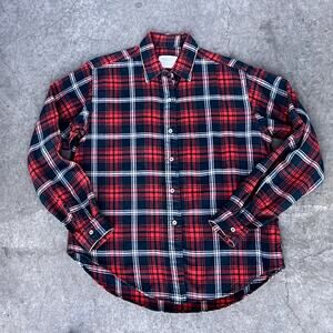 Viyella Cable Car Clothiers Red/Green Plaid Gorpcore Shirt Christmas Mens Size S